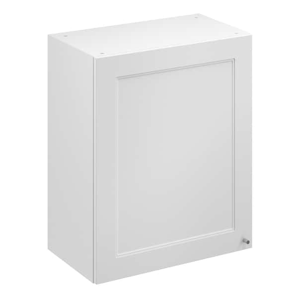 Meuble haut "Florie" blanc mat l.60 x h.72 x p.32 cm 1 porte - Brico Dépôt