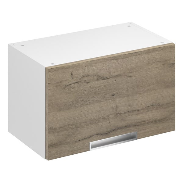 Meuble haut "Pachira" bois l.60 x h.36 x p.32 cm 1 porte relevable - Brico Dépôt