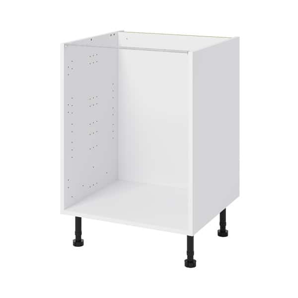 Meuble bas "Coline" vert sauge l.60 x h.72 x p.57 cm 2 casseroliers - Brico Dépôt