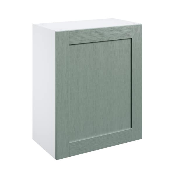 Meuble haut "Coline" vert sauge l.60 x h.72 x p.32 cm 1 porte - Brico Dépôt