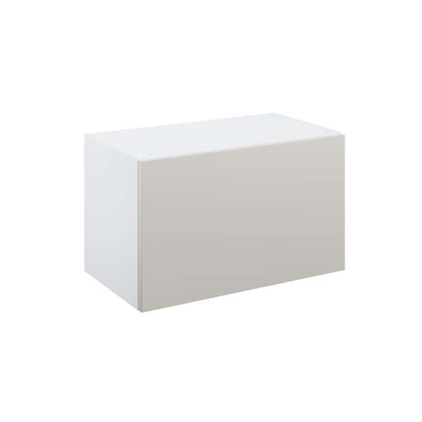 Meuble haut "Dorice" beige mat l.60 x h.36 x p.32 cm 2 portes relevantes - Brico Dépôt