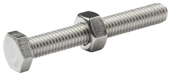 Boulons tête hexa inox 6 x 45 mm - Diall - Brico Dépôt