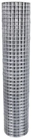 Grillage rouleau soudé - grillage à poule - maille 5l x 10h cm - hauteur  1,22 m - longueur 10 m - acier revêtement pvc vert - Conforama