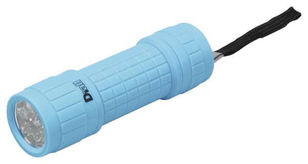 Mini torche plastique à LED 29 lm bleue - Diall - Brico Dépôt