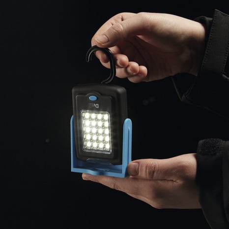 Torche carrée à LED 220 lm bleue - Diall - Brico Dépôt