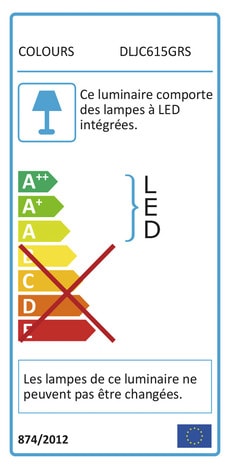 Spot encastrable extra-plat LED intégrée Colours Octave IP20