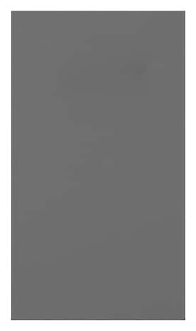 Facade Stella 1 Porte Gris Mat H 70 X L 40 Cm X Ep 18 Mm