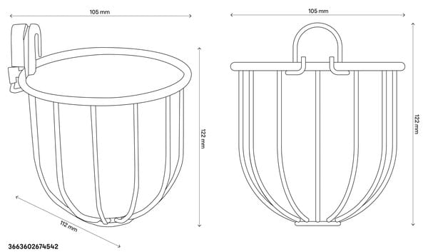 Pot à balai à fixer chrome "Koros" - GoodHome - Brico Dépôt