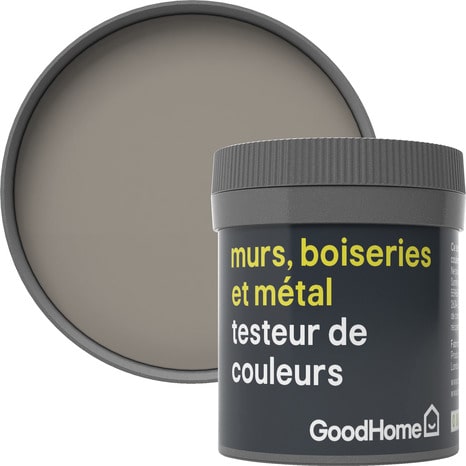 Testeur Peinture haute résistance murs, boiseries et métal intérieure acrylique Mat Beige Caracas 50 ml - GoodHome - Brico Dépôt