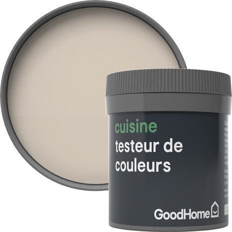 Testeur peinture cuisine acrylique mat beige Santa Fe 50 ml - GoodHome - Brico Dépôt