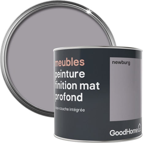 Peinture de rénovation meubles acrylique mat profond gris New Heaven0,5 L - GoodHome - Brico Dépôt