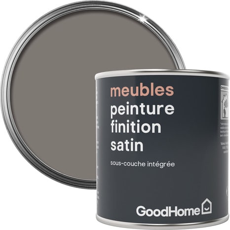 Peinture de rénovation meubles acrylique satin marron Varadero 125 ml - GoodHome - Brico Dépôt