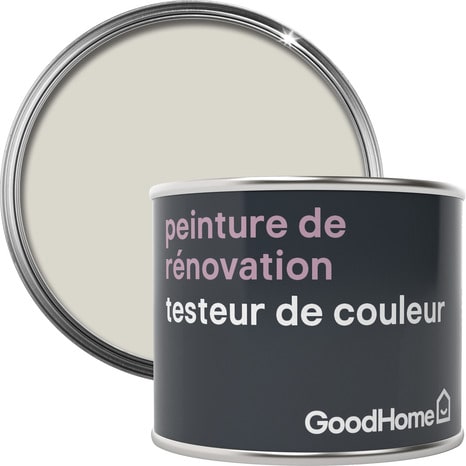 Testeur peinture de rénovation acrylique mat blanc cassé Canby 70 ml - GoodHome - Brico Dépôt