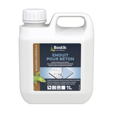 Enduit pour béton 1 L. - Bostik Rendement = 7,5 kg au m² - Bostik - Brico Dépôt