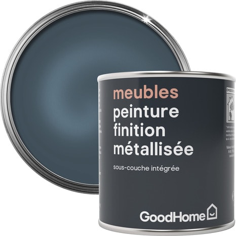 Peinture de rénovation meubles acrylique métallisé bleu Laguna Beach 125 ml - GoodHome - Brico Dépôt