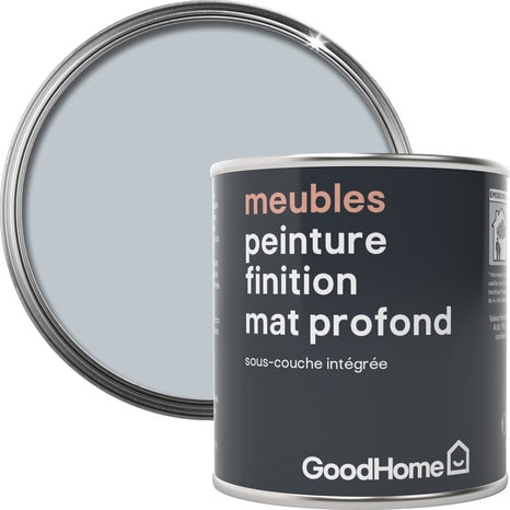 Peinture de rénovation meubles acrylique mat profond bleu Toulon 125 ml - GoodHome - Brico Dépôt