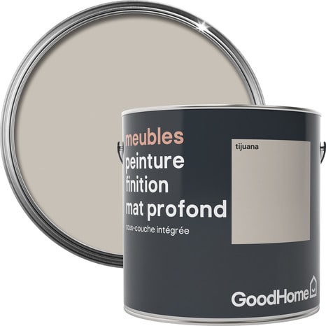 Peinture de rénovation meubles acrylique mat profond beige Tijuana 2 L - GoodHome - Brico Dépôt