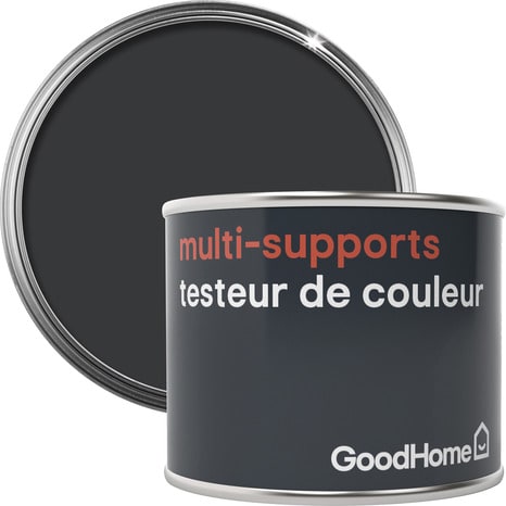 Testeur peinture haute résistance multi-supports acrylique satin noir Liberty 70 ml - GoodHome - Brico Dépôt