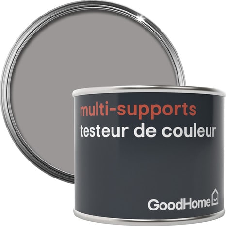 Testeur peinture haute résistance multi-supports acrylique satin gris Long Island70 ml - GoodHome - Brico Dépôt