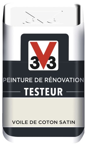 Testeur peinture de rénovation acrylique satin voile de coton 50 ml - V33 - Brico Dépôt