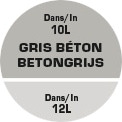 Colorant mur extérieur/intérieur 1 L gris béton - Richard - Brico Dépôt