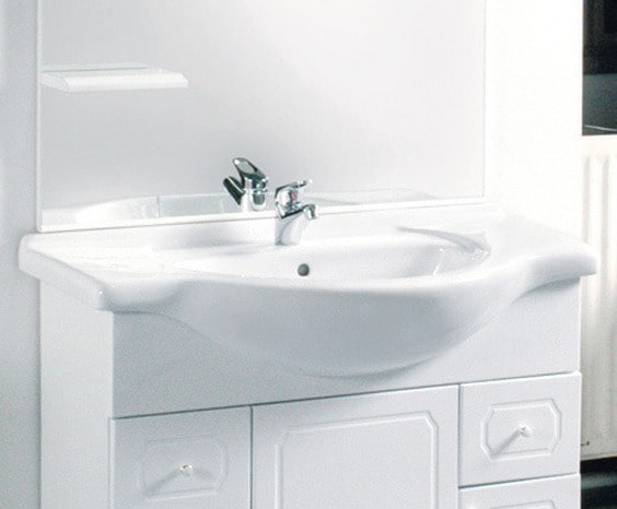 Comment changer les ampoules de spots de meuble de salle de bain à vasque  (disques blancs) 