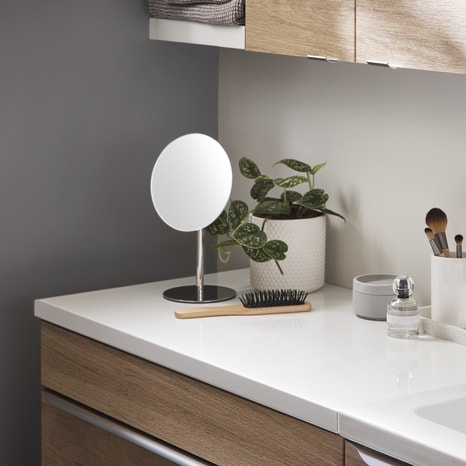 Plan de toilette à poser blanc "Marloes" - 80 cm - GoodHome - Brico Dépôt