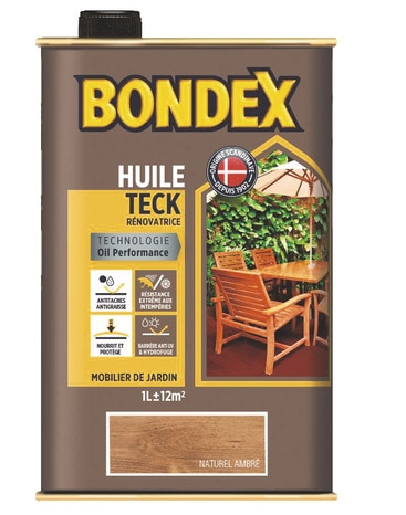 Huile Teck Ambre 1 L Brico Depot