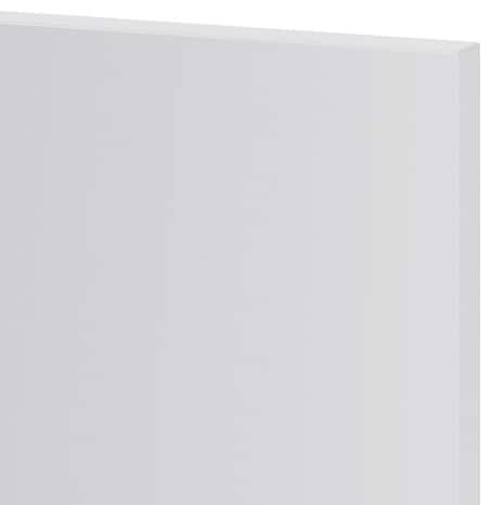 Façade 2 tiroirs "Garcinia" gris brillant l.59,7 x h.35,6 cm - GoodHome - Brico Dépôt