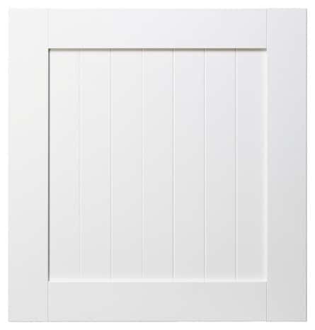 Façade de cuisine électro "Alpinia" blanc l.59,7 x h.62,6 cm - GoodHome - Brico Dépôt