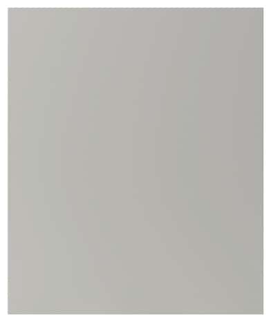 Façade 1 porte "Stevia" gris mat l.59,7 x h.71,5 cm - GoodHome - Brico Dépôt
