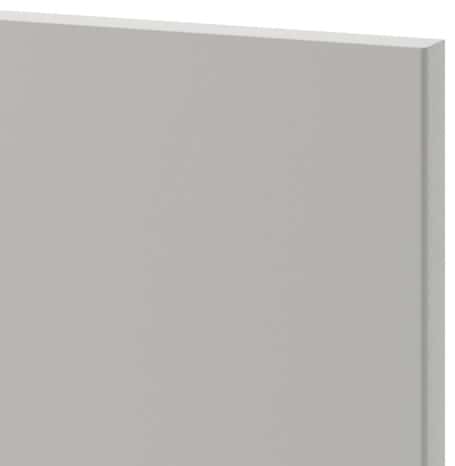 Façade 1 porte "Stevia" gris mat l.59,7 x h.71,5 cm - GoodHome - Brico Dépôt