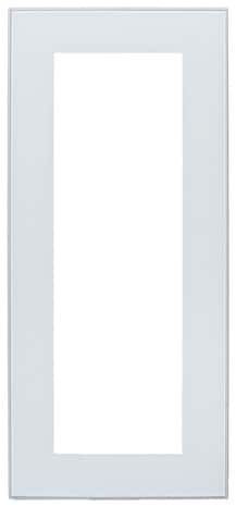 Façade 1 porte vitrée sur-hotte 80cm "WINTERANA/JARODE" blanc givré - L. 79.7 x H. 35.6cm - GoodHome - Brico Dépôt