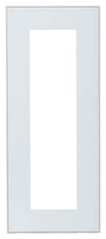 Façade 1 porte vitrée 30cm "WINTERANA/JARODE" blanc givré - L. 29.7 x H. 71.5cm - GoodHome - Brico Dépôt