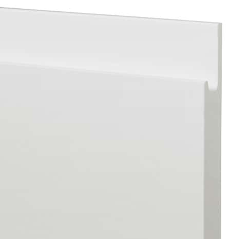 Façade 1 casserolier ou sur-hotte 60cm "Glorian" blanc brillant - L. 59.7 x H. 35.6cm - GoodHome - Brico Dépôt