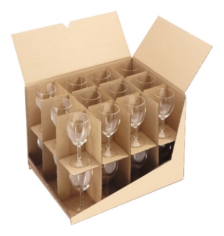 Boîtes de rangement pour verres à pied, porte-verre à vin, boîte