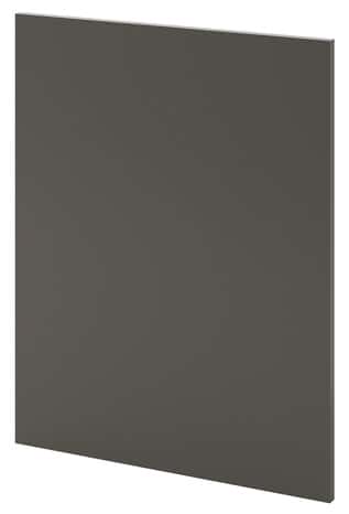 Côté de remplacement bas droit "Stevia/Garcinia" gris anthracite l.57 x h.72 cm - GoodHome - Brico Dépôt