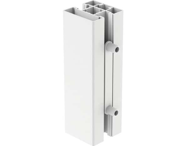 Extension de poteau "Alara" blanc - H. 12,5 cm - GoodHome - Brico Dépôt