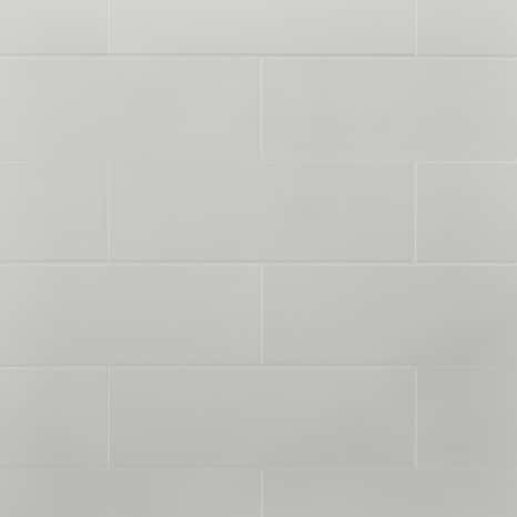 Carrelage mural "Plain" gris clair - l. 20 x L.60 cm - GoodHome - Brico Dépôt