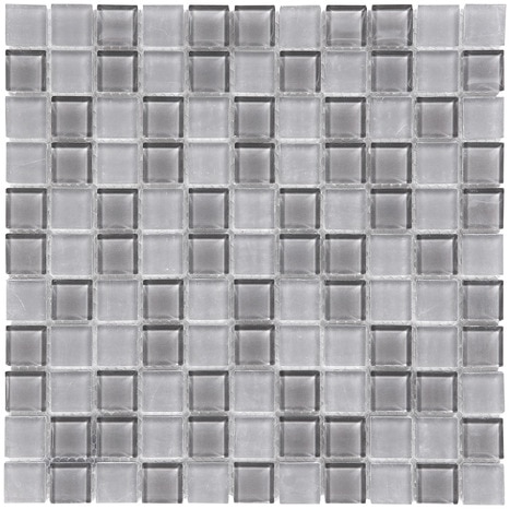 Mosaïque "Glina" gris - l. 30 x L. 30 cm - GoodHome - Brico Dépôt