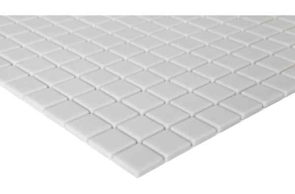 Mosaïque "Plain" gris clair - l. 30 x L. 30 cm - GoodHome - Brico Dépôt