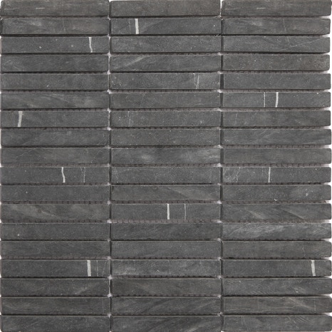 Mosaïque sol/mur "Blue stone" gris anthracite l. 30 x L. 30 cm - GoodHome - Brico Dépôt