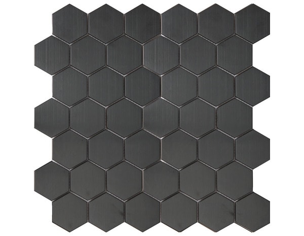 Mosaïque "Albena" noir - l. 30 x L. 30 cm - GoodHome - Brico Dépôt