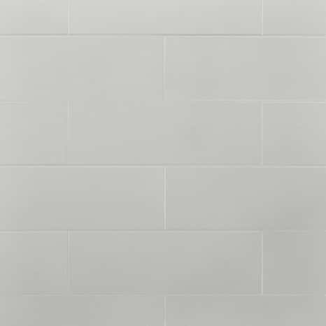 Carrelage mural "Plain" gris clair - l. 20 x L.60 cm - GoodHome - Brico Dépôt