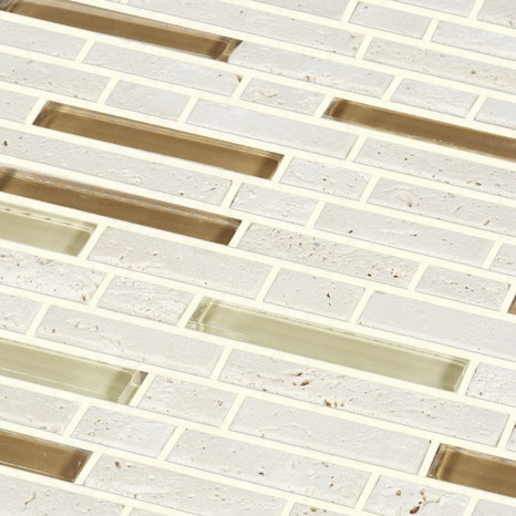 Mosaïque "Cagliari" beige - l. 30 x L. 30 cm - Colours - Brico Dépôt