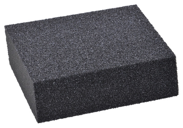 Eponge abrasive angle 100 x 68 mm grains fin/moyen - Brico Dépôt