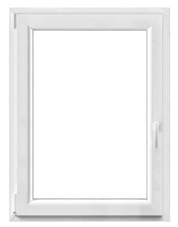 Fenêtre PVC blanc oscillo-battante 1 vantail gauche h.105 x l.80 cm - GoodHome - Brico Dépôt