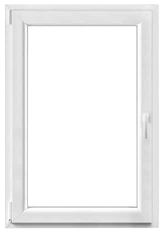 Fenêtre PVC blanc oscillo-battante 1 vantail gauche h.115 x l.80 cm - GoodHome - Brico Dépôt