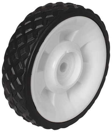 Roulette centrale PVC noir - Ø 15 cm - 35 kg - Brico Dépôt