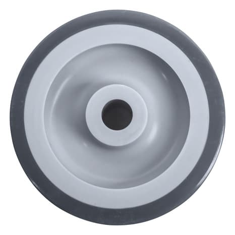 Roulette fixe PVC gris - Ø 6 cm - 40 kg - Brico Dépôt